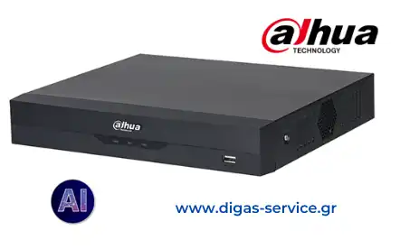 image Dahua NVR4108HS-EI &Kappa;&alpha;&tau;&alpha;&gamma;&rho;&alpha;&phi;&iota;&kappa;ό IP 8 &Kappa;&alpha;&nu;&alpha;&lambda;&iota;ώ&nu; 4K Compact 1U 1HDD WizSense
