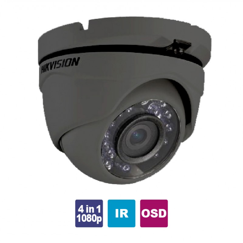 Κάμερα ασφαλείας Dome Κάμερα HIKVISION DS-2CE56D0T-IRMF 2.8 GREY