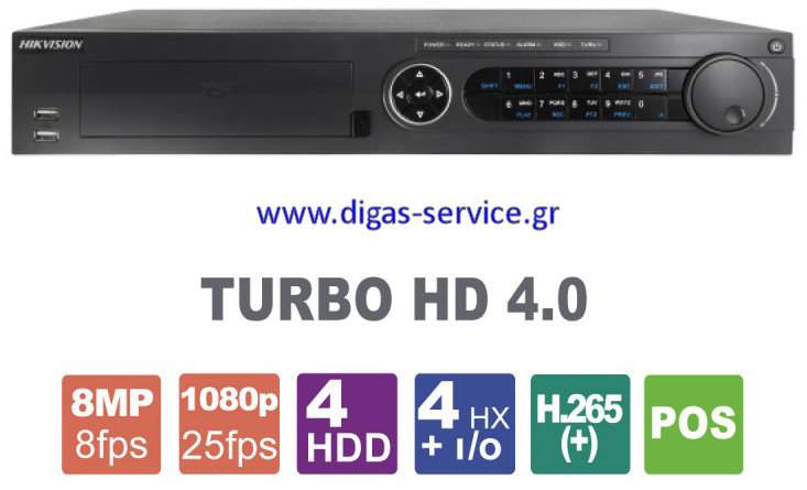 DS-7332HUHI-K4 Hikvision - &Psi;&eta;&phi;&iota;&alpha;&kappa;ό &Kappa;&alpha;&tau;&alpha;&gamma;&rho;&alpha;&phi;&iota;&kappa;ό 