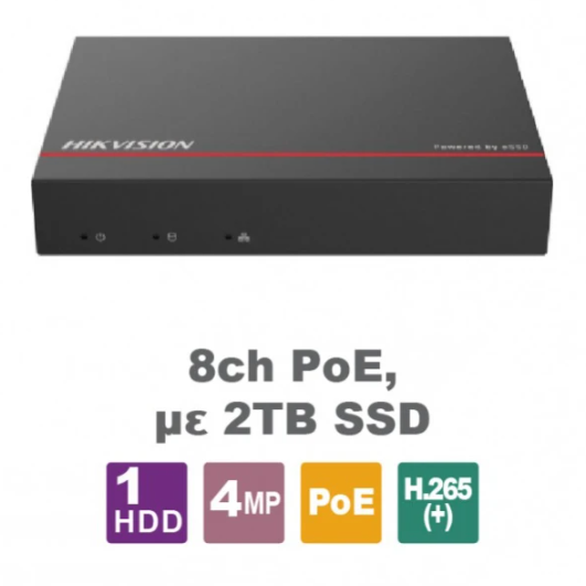 HIKVISION DS-E08NI-Q1/8P(SSD 2T)