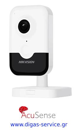 HIKVISION DS-2CD2423G2-IW 2MP Cube &Kappa;ά&mu;&epsilon;&rho;&alpha; WiFi/Ethernet &mu;&epsilon; IR & Ή&chi;&omicron;
