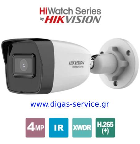 HIKVISION HWI-B140HA 2.8 IP Bullet &Kappa;ά&mu;&epsilon;&rho;&alpha; 4MP IR PoE IP67