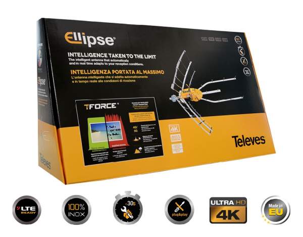 TELEVES 148905 ELLIPSE T-FORCE LTE HD BOSS + PSU Κεραία TELEVES 148905 ELLIPSE T-FORCE LTE HD BOSS + PSU