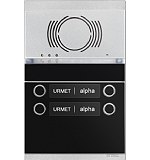 Urmet Alpha Μπουτονιέρα Θυροτηλεφώνου Audio 4 διαμερισμάτων Urmet Alpha Μπουτονιέρα Θυροτηλεφώνου Audio 4 διαμερισμάτων