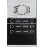 Urmet Alpha Μπουτονιέρα Θυροτηλεφώνου Audio 5 διαμερισμάτων Urmet Alpha Μπουτονιέρα Θυροτηλεφώνου Audio 5 διαμερισμάτων