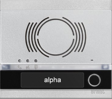 Urmet Alpha Μπουτονιέρα Θυροτηλεφώνου Audio 2Voice Urmet Alpha Μπουτονιέρα Θυροτηλεφώνου Audio 2Voice